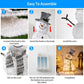 LED Christmas Snowman Decoration lighted up snowman Collapsible Battery Operated Lighted Snowman Indoor Outdoor Garden Light with Removable Hands Scarf Christmas tree, at backyard, porch, bedroom