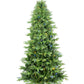 Artificial Christmas Tree Prelit PE&PVC With Metal Stand,550 Multi-Colour LED Lights,2286 Branch Tips Green Everett Balsam Tree Easy Assembly For Indoor,Home 50 x 50 x 90 inches