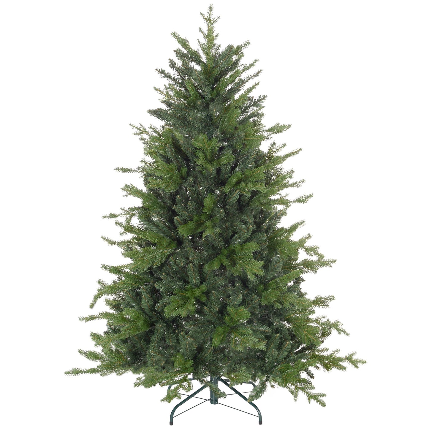 5ft Realistic Artificial Christmas Tree – Easy Assembly Hinged Design with 1309 Tips, Perfect Holiday Decor for Home & Office 2024