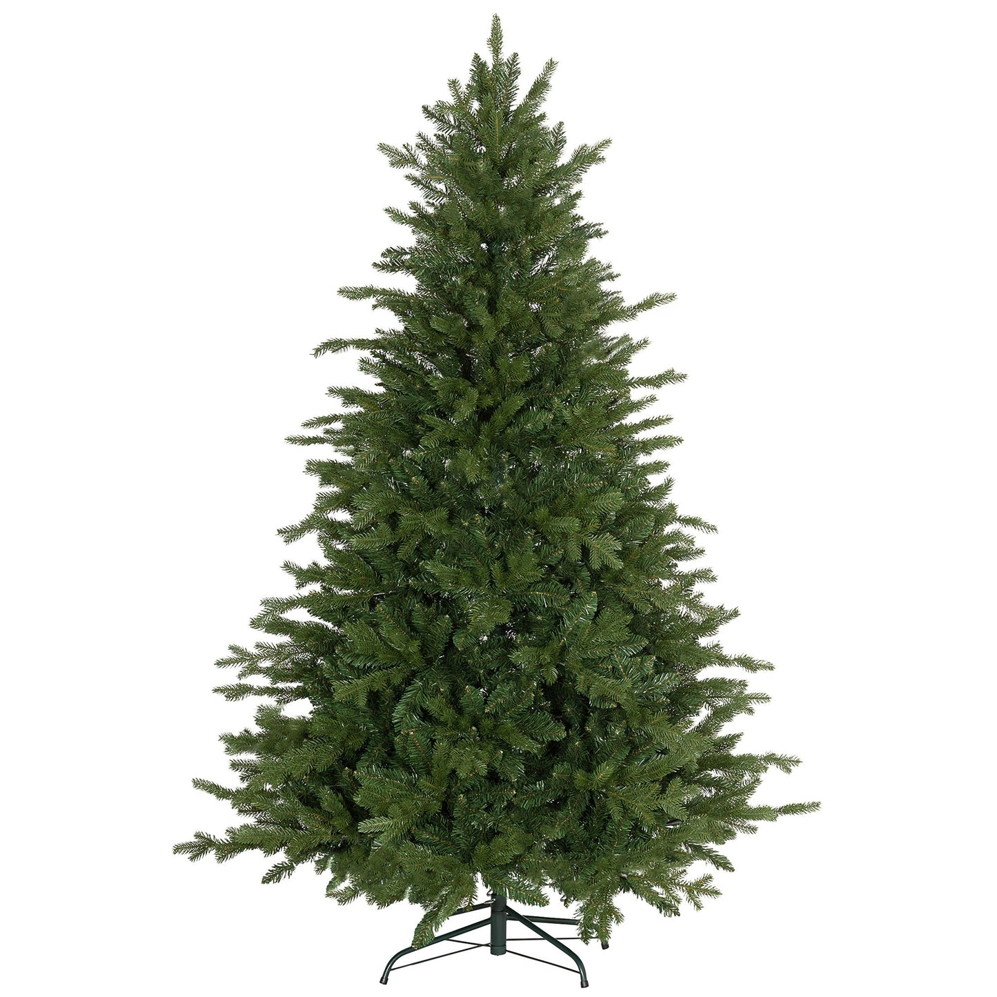 6ft Realistic Artificial Christmas Tree – Full Shape with 1821 Tips, Easy Assembly Hinged Design for Home & Office Holiday Decor 2024