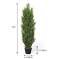 Artificiales For Decor Christmas-like Artificial Cedar Cypress Plants Faux Boxwood Pine Greenery Trees Plantas