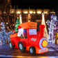 8.6 ft LED Lit Inflatable Christmas Train – Colorful Holiday Decor for Outdoor Use, Christmas 2024