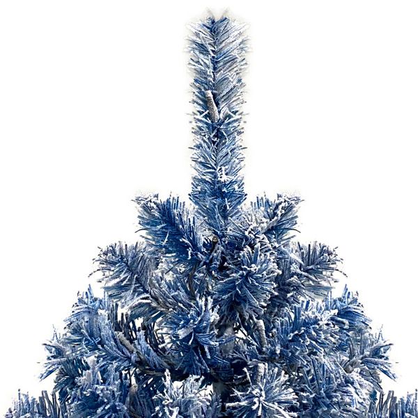 6FT Pre-Lit Snow-Flocked Artificial Christmas Tree – 750 Branch Tips with LED Lights, Festive Holiday Decor for Home & Office Christmas 2024