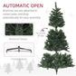 6ft Realistic Christmas Tree – Full Wide Design with Flame Retardant Branches for Indoor Holiday Decor 2024