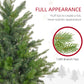 5ft Realistic Artificial Christmas Tree – Easy Assembly Hinged Design with 1309 Tips, Perfect Holiday Decor for Home & Office 2024