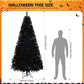 8 FT Pre-Lit Black Christmas Tree – Realistic Pine Design with 550 LED Lights and Remote Control, Perfect Holiday Decor for Home & Office 2024