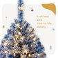 7.5 ft Snow-Flocked Artificial Christmas Tree – 750 Bendable Branches for Customizable Holiday Decor, Perfect for Home & Office Christmas 2024