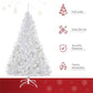 6 ft Pre-Lit White Christmas Tree – Lifelike Holiday Decor with 250 LED Lights, Perfect for Indoor Christmas 2024