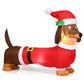 5 Feet Inflatable Christmas Dog Decoration – LED Lit with Built-in Lights, Outdoor Safe, Holiday Decor 2024