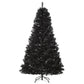 7ft Black Artificial Christmas Tree Unlit Douglas Fir with 1346 Realistic Tips - Unique Halloween and Holiday Decor for 2024