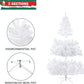 6 ft Unlit Premium Spruce Artificial Christmas Tree – Eco-Friendly PVC, Sturdy Metal Stand, Perfect for Home & Office Holiday Decor 2024