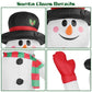 Giant 7.9FT Inflatable Christmas Snowman – LED Light-Up Decor with Waterproof Design for Outdoor Lawn, Holiday Festivities 2024