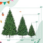 Set of 3 Pre-Lit Green Pine Artificial Christmas Trees - 4FT, 6FT, 8FT with 820 Warm LED Lights, Perfect Holiday Decor for Home & Office