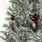 Pre-lit Artificial Christmas 4-Piece Set,Garland, Wreath and Set of 2 Entrance Trees