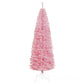 7 ft Slim Pink Douglas Fir Artificial Christmas Tree - 818 Realistic Branch Tips, Perfect for Small Spaces Holiday Decor 2024