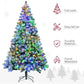 7.5 ft Snow-Flocked Pre-Lit Christmas Tree with LED Lights – Realistic Holiday Decor for Home & Office, Christmas 2024