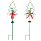 Christmas Pathway Lights Outdoor Decorations, Solar Christmas Tree Garden Decorative Stake Lights Waterproof Walkway Lights for gardens, backyards, lawns, paths, patios, landscapes