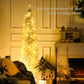 6' Pre-Lit Slim Noble Fir Christmas Tree - 200 Warm White LED Lights & 390 Tips, Perfect for Holiday Decor 2024