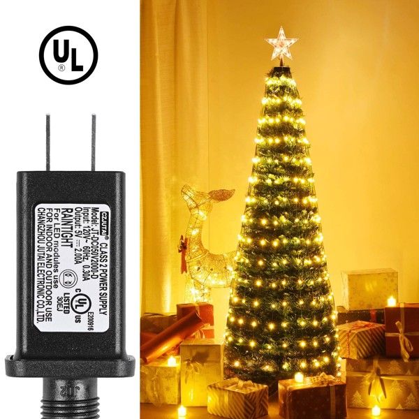 6 ft Pre-Lit Colorful Christmas Tree with RGB LED Lights & Star Finial – Festive Holiday Decor for Home & Office 2024