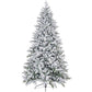 8 ft Snow-Flocked Christmas Tree – Realistic Indoor Holiday Decor with 2003 Tips for Festive Home Celebrations 2024