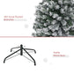 6' Slim Snow-Flocked Artificial Christmas Tree – Realistic Look with 492 Branch Tips for Holiday Decor 2024