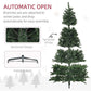 9ft Realistic Green Christmas Tree - Natural Look with 2132 Tips, Perfect Holiday Decor for Home & Office 2024