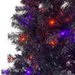 6FT Bendable Black Christmas Hat Tree with 300 LED Lights - Unique Holiday Decoration for Christmas & Halloween Celebrations