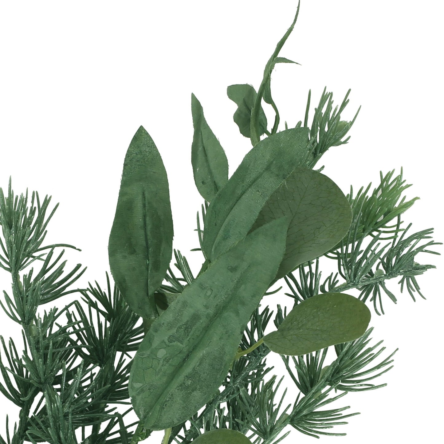 5.5' Eucalyptus & Olive Leaves Garland – Lightweight Woodland Decor for Indoor Use, Christmas 2024