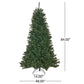 7 ft Pre-Lit Noble Christmas Tree with 500 MultiLights – Festive Holiday Decor for Home & Office 2024