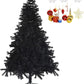 8' Black Premium Artificial Christmas Tree with Sturdy Metal Stand - Unique Holiday Decor for Home & Office 2024