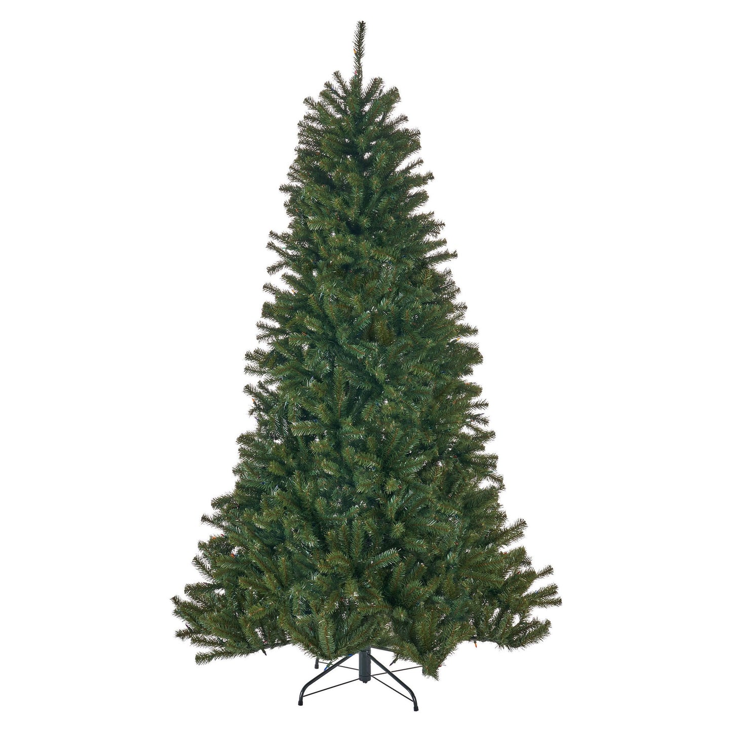 7 ft Pre-Lit Noble Christmas Tree with 500 MultiLights – Festive Holiday Decor for Home & Office 2024