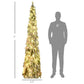 7 ft Slim Snow-Flocked Christmas Tree – Pre-Lit with 350 LED Lights, Ideal Holiday Decor for Small Spaces 2024