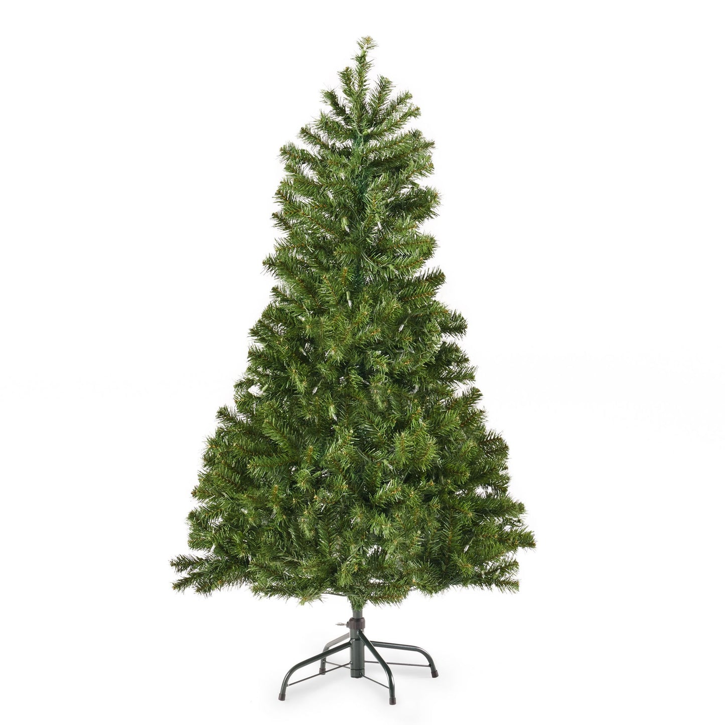 4.5 ft Pre-Lit Hinged Christmas Tree with 200 Clear LED Lights – Perfect Holiday Decor for Home, Christmas 2024