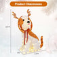 43.5" LED Lighted Christmas Dog Decoration – Adorable Outdoor Display with Antlers & Scarf, Festive Decor 2024