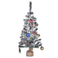 3 ft Snow-Flocked Artificial Christmas Tree – Realistic Holiday Decor for Small Spaces, Perfect for Festive Decoration 2024