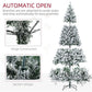 9 ft Pre-Lit Snow-Flocked Christmas Tree – Stunning Holiday Decor with 900 LED Lights, Perfect for Home & Office Christmas 2024