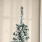 6' Slim Snow-Flocked Artificial Christmas Tree – Realistic Look with 492 Branch Tips for Holiday Decor 2024