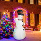 Giant 7.9FT Inflatable Christmas Snowman – LED Light-Up Decor with Waterproof Design for Outdoor Lawn, Holiday Festivities 2024