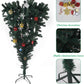 5.5 Ft Upside Down Artificial Christmas Tree with Sturdy Metal Stand - Unique Holiday Decor for Home & Office 2024