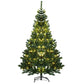 6 ft Pre-Lit Artificial Christmas Tree – Festive Holiday Decor with 250 LED Lights, Perfect for Home Christmas 2024