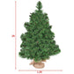 2 ft Unlit Green Christmas Tree – Eco-Friendly PVC, Perfect Holiday Decor for Indoor and Outdoor Use 2024