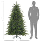 6ft Realistic Artificial Christmas Tree – Full Shape with 1821 Tips, Easy Assembly Hinged Design for Home & Office Holiday Decor 2024