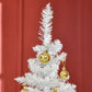 6' Slim Artificial Christmas Tree – Realistic White Pencil Design with 390 Branch Tips, Perfect for Holiday Decor 2024