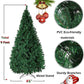 9 ft Full Christmas Pine Tree – Realistic PVC Design with Metal Stand, Perfect Holiday Decor for Home & Office 2024