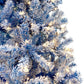 6FT Pre-Lit Snow-Flocked Artificial Christmas Tree with 750 Branch Tips – Perfect Holiday Decor for Home & Office Christmas 2024