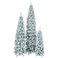 6FT Snow-Flocked PE&PVC Christmas Tree – Realistic Holiday Decor for Home & Office, Perfect for Christmas 2024