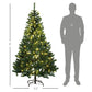 6 ft Pre-Lit Artificial Christmas Tree – Festive Holiday Decor with 250 LED Lights, Perfect for Home Christmas 2024