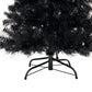 6FT Bendable Black Christmas Hat Tree with 300 LED Lights - Unique Holiday Decoration for Christmas & Halloween Celebrations