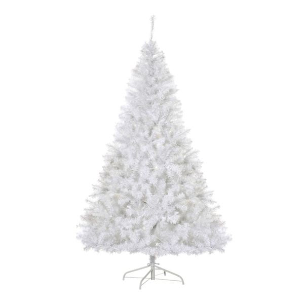 6 ft Pre-Lit White Christmas Tree – Lifelike Holiday Decor with 250 LED Lights, Perfect for Indoor Christmas 2024