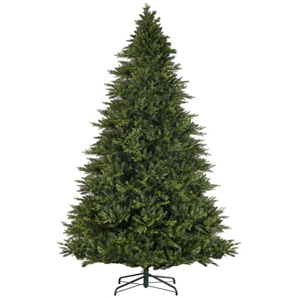 12ft Realistic Green Christmas Tree – Hinged Design with 8410 Tips, Perfect Indoor Holiday Decor for Christmas 2024